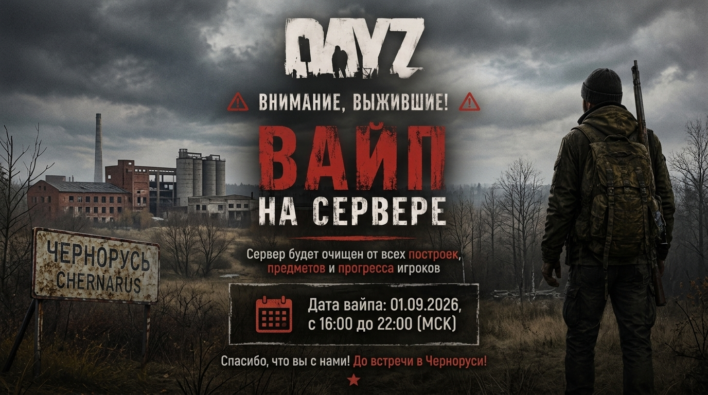 Предстоящий вайп!
